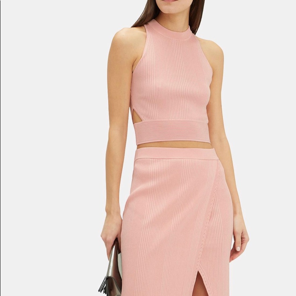 Jonathan Simkhai lavender ribbed tank
